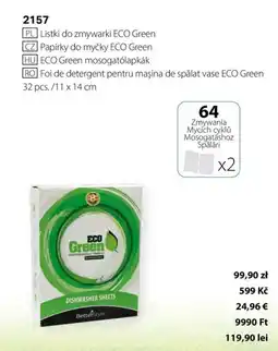 BetterStyle Foi de detergent pentru masina de spalat vase eco green Ofertă