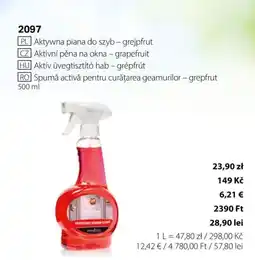 BetterStyle Spumă activă pentru curățarea geamurilor - grepfrut Ofertă