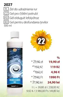 BetterStyle BetterStyle gel pentru desfundarea țevilor Ofertă