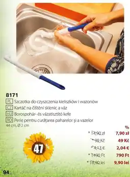 BetterStyle Perie pentru curățarea paharelor și a vazelor Ofertă