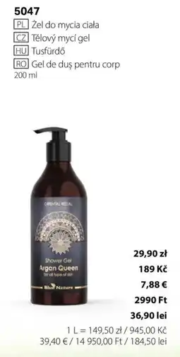 BetterStyle Blue Nature Shower Gel Argan Queen Ofertă