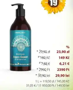 BetterStyle Blu Nature Shampoo Argan Queen Ofertă