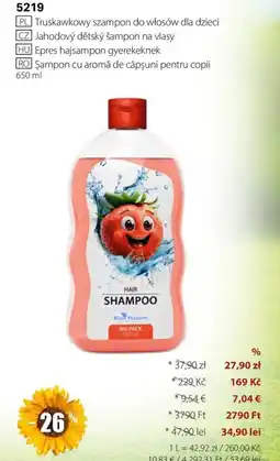BetterStyle Blue Nature šampon cu aromă de căpșuni pentru copii Ofertă