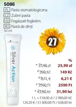 BetterStyle Silver Action pasta de dinți Ofertă