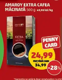 Penny AMAROY EXTRA CAFEA MĂCINATĂ 500 g Ofertă