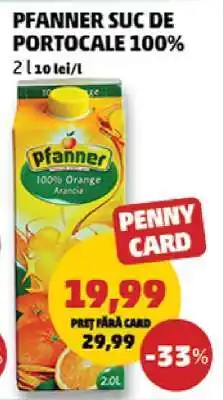 Penny PFANNER SUC DE PORTOCALE 100% Ofertă