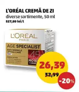 Penny L'Oréal Cremă de Zi Ofertă