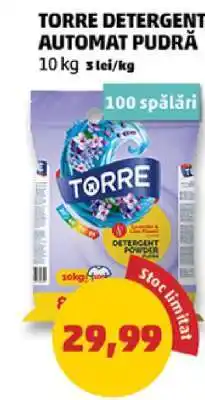 Penny TORRE DETERGENT AUTOMAT PUDRĂ Ofertă