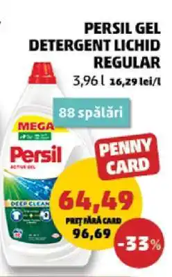Penny PERSIL GEL DETERGENT LICHID REGULAR Ofertă