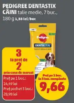 Penny PEDIGREE DENTASTIX CÂINI Ofertă