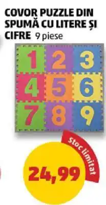 Penny Covor puzzle din spumă cu litere și cifre Ofertă