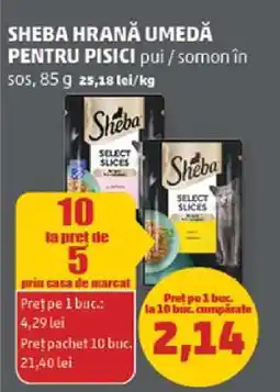 Penny SHEBA HRANĂ UMEDĂ PENTRU PISICI Ofertă