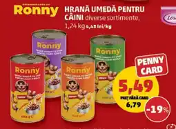 Penny Ronny Hrană Umedă pentru Câini Ofertă