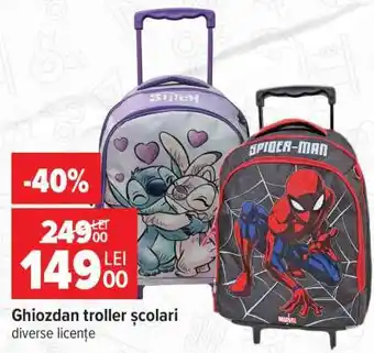 Ghiozdan troller școlari