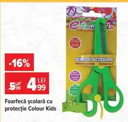 Carrefour Foarfecă școlară cu protecție Colour Kids Ofertă