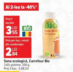 Carrefour Sana ecologica, Carrefour Bio Ofertă