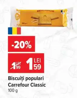Carrefour Biscuiți populari Carrefour Classic Ofertă