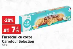 Carrefour Fursecuri cu cocos Carrefour Selection Ofertă