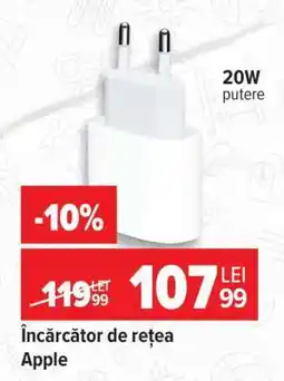 Carrefour Încărcător de rețea Apple Ofertă