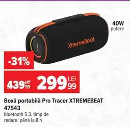 Carrefour Boxă portabilă Pro Tracer XTREMEBEAT 47543 Ofertă