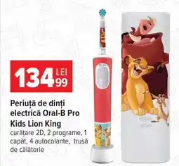 Carrefour Periuță de dinți electrică Oral-B Pro Kids Lion King Ofertă