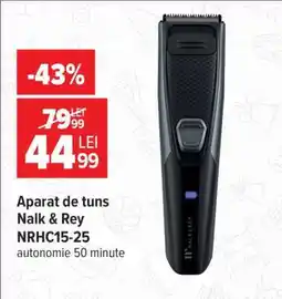 Carrefour Aparat de tuns Nalk & Rey NRHC15-25 Ofertă
