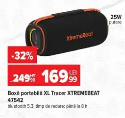 Carrefour Boxă portabilă XL Tracer XTREMEBEAT 47542 Ofertă