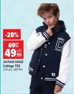 Carrefour Jachetă băieți College TEX Ofertă