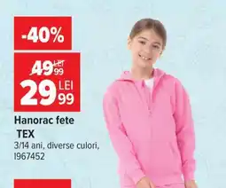 Carrefour Hanorac fete, TEX Ofertă
