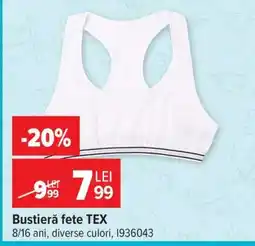Carrefour Bustieră fete TEX Ofertă