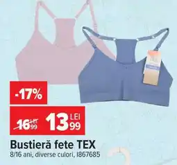 Carrefour Bustieră fete TEX Ofertă