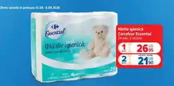 Carrefour Hârtie igienică Carrefour Essential Ofertă