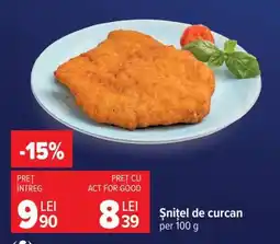 Carrefour Șnițel de curcan Ofertă