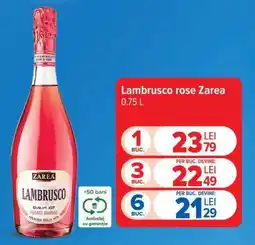 Carrefour Lambrusco rose Zarea Ofertă