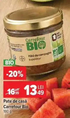 Carrefour Pate de casă, Carrefour Bio Ofertă