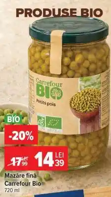 Carrefour Mazăre fină Carrefour Bio Ofertă