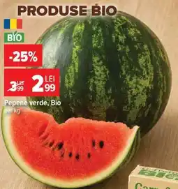 Carrefour Pepen verde, Bio Ofertă