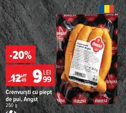 Carrefour Crenvurști cu piept de pui, Angst Ofertă