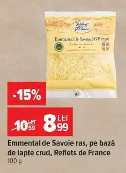 Carrefour Emmental de Savoie ras, pe bază de lapte crud, Reflets de France Ofertă