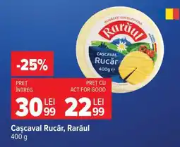 Carrefour Cașcaval rucăr Rarăul Ofertă