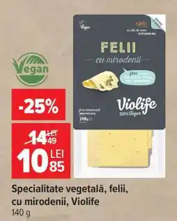 Carrefour Specialitate vegetală, felii, cu mirodenii, Violife Ofertă