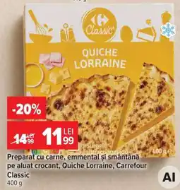 Carrefour Quiche Lorraine, Carrefour Classic Ofertă