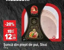 Carrefour Șuncă din piept de pui Sissi Ofertă