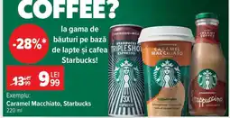 Carrefour Caramel Macchiato, Starbucks Ofertă