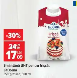 Carrefour Smântână UHT pentru frișcă LaDorna Ofertă
