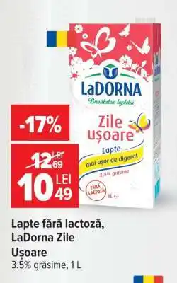 Carrefour Lapte fără lactoză LaDorna Zile ușoare Ofertă