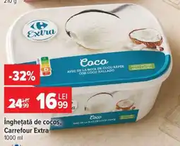 Carrefour Înghețată de cocos, Carrefour Extra Ofertă
