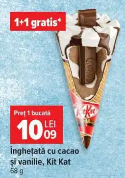 Carrefour Înghețată cu cacao și vanilie, Kit Kat Ofertă