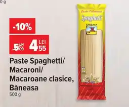 Carrefour Paste Spaghetti/Macaroni/Macaroane clasice, Băneasa Ofertă