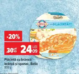 Carrefour Plăcintă cu brânză/brânză și spanac, Bella Ofertă